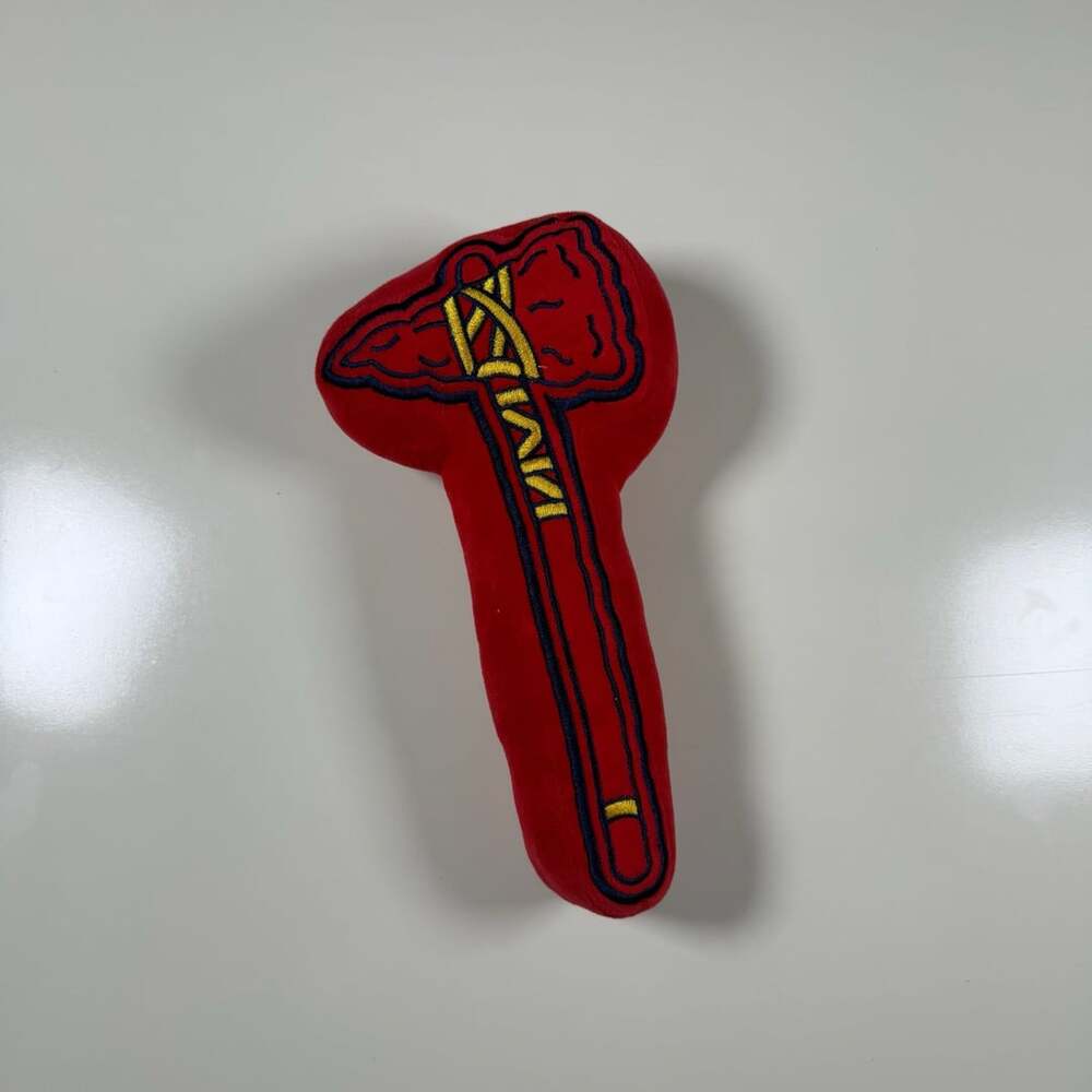 Atlanta Braves MLB Tomahawk Plush Red